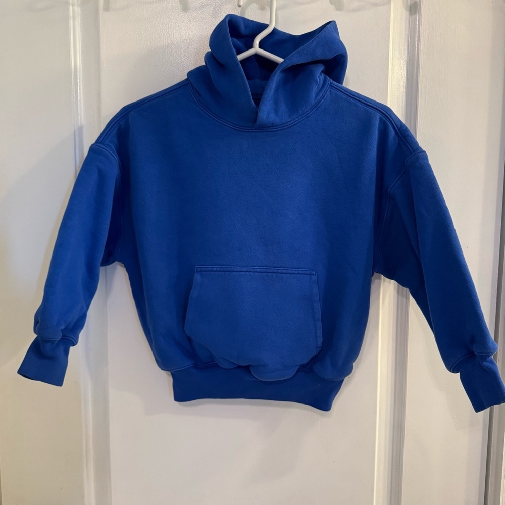 Yeezy x Gap Youth Double Lined Hoodie Blue Small 6-7